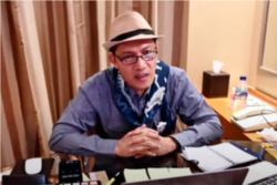 Saut Situmorang dalam tangkapan layar. (Foto: VOA/Nurhadi)