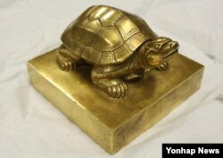 6·25 때 미국으로 반출됐던 문정왕후 어보. (문화재청 제공)
