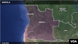 រូបឯកសារ៖ ផែន​ទីបង្ហាញ​ទីតាំ​ងប្រទេស​អង់ហ្គោឡា។