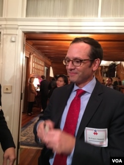 前白宫国安会亚洲事务资深主任麦艾文（美国之音钟辰芳拍摄）