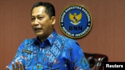 The head of Indonesia's anti-narcotics agency Budi Waseso says narcotics is being pushed to Indonesia from the Philippines..