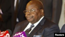 FILE - Former Tanzanian President Benjamin Mkapa attends a news conference in Nairobi, Kenya, Oct. 11, 2012. His role as facilitator at recent peace talks on Burundi has earned him praise.