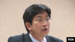 民进党立委蔡适应（美国之音张永泰拍摄）