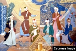 "Bashariyat farzandlari" Oliy Majlis binosi. Toshkent, 1998-yil.