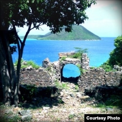 Old Guard House Ruins in the Virgin Islands National Park