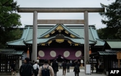 17일 일본 도쿄 야스쿠니 신사.