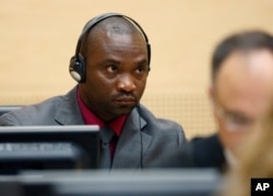 Germain Katanga, a Congolese national, sits in the courtroom of the ICC during the closing statements in the trial against Katanga and Mathieu Ngudjolo in The Hague, Netherlands, May 15, 2012