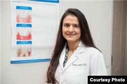 Indian Navneet Dhillon earned her bachelor's degree in dental surgery from an Indian school in 2001 before studying and graduating with a doctor of dental surgery (DDS) degree from the University of Southern California in 2008.