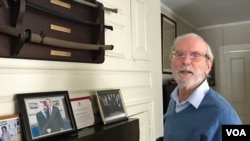 资料照片：前美国在台协会台北办事处处长杨苏棣接受美国之音采访。