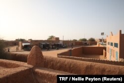 A view of downtown Agadez photographed from the grand mosque, Agadez, Niger, Feb. 20, 2018.