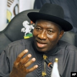 Nigerian President Goodluck Jonathan