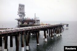 미국 매릴랜드주 체서픽베이의 액화천연가스(LNG) 생산 시설.