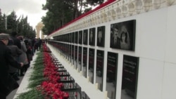 20 Yanvar şəhidlərinin xatirəsi anılır