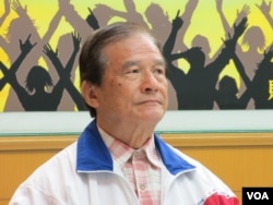 台湾前国防部长蔡明宪 （美国之音张永泰拍摄）