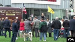FILE - A Tea Party rally in Kentucky. Many conservatives have rejected what they viewed as the Tea Party’s extremism.