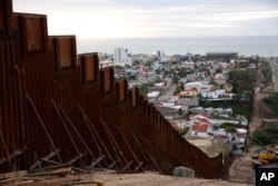 Border Wall View from Mexico