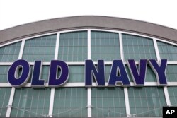 FILE - An Old Navy Store is seen in Paramus, N.J.