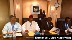 Les Gouverneurs du Cameroun lors du forum des gouverneurs à Yaoundé, le 10 juillet 2019. (VOA/Emmanuel Jules Ntap)