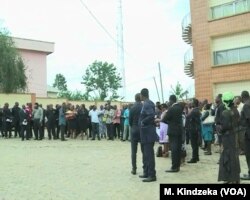 Teachers protesting in Bamenda, Cameroon, May 24, 2019.