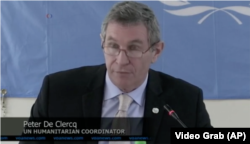 የተባበሩት መንግሥታት ድርጅት የሰብአዊ ረድኤት አስተባባሪ ፒተር ክለርክ (Peter De Clercq)