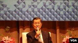 萧万长 (美国之音记者李逸华拍摄)