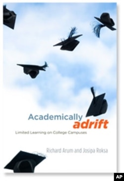 University of Virginia professors interviewed 2,300 US college undergraduates and reviewed their academic records. The results of their study appear in, "Academically Adrift: Limited Learning on College Campuses."