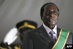 Le président zimbabwéen Robert Mugabe.