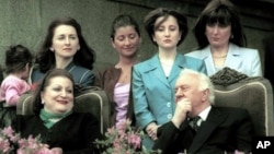 ედუარდ შევარდნაძე მეორე ინაუგურაციაზე, 2000