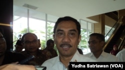 Kepala Badan Nasional Penanggulangan Terorisme (BNPT), Komisaris Jenderal Suhardi Alius dalam Kegiatan BNPT di Perbatasan Solo-Sukoharjo, 20 Oktober 2016 (Foto: VOA/ Yudha)