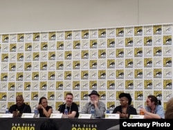 (ki-ka) Penulis Marc Bernardin, komikus Ariela Kristantina, penulis Jim Zub, penulis Richard Starkings, penulis C. Spike Trotman, seniman Clive Hawken (dok: Pamela Mullin Horvath)