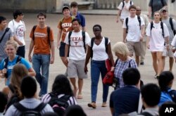 FILE - At the University of Texas in Austin, a campus that was once slow to integrate, the student body, like the state, is "majority-minority."