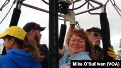 Balloonist Kim Lynch