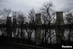 FILE - The Three Mile Island nuclear power plant, where the U.S. suffered its most serious nuclear accident in 1979, is seen across the Susquehanna River in Middletown, Pennsylvania.