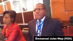 Pascal Moussavou Mbina, Coordonateur des projets du Fonds européen pour le développement de la communauté économique des États de l’Afrique centrale à Yaoundé, Cameroun, 7 avril 2017. (VOA/Emmanuel Jules Ntap).