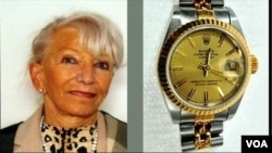 მოკლული 85 წლის ანელიზ მორხუტი და მოპარული "როლექსი"