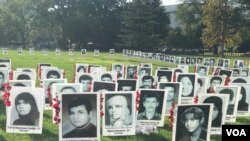 مراسم یادبود قربانیان کشتار ۶۷ در مقابل کنگره آمریکا، واشنگتن