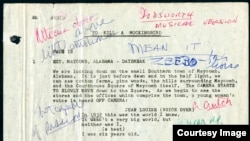 A page from the script for "To Kill a Mockingbird" (1962) annotated by Gregory Peck from the Gregory Peck Papers, courtesy of the Margaret Herrick Library. The museum will look at the past, present and future of the movie industry.
