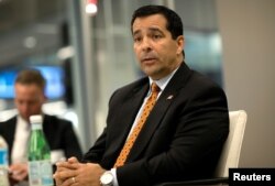 Director of the National Counterintelligence and Security Center William Evanina speaks during the Reuters Cybersecurity Summit in Washington, U.S., October 31, 2017.
