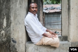 Muhammed Nuruddin lives in a community on the mainland made up of displaced islanders from Kutubdia. (J.OWENS/VOA)