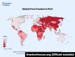 ក្នុង​ការវាយ​តម្លៃ​នៅ​ឆ្នាំ ២០១៩ នេះ របស់​អង្គការ Freedom Houseដែល​ជា​អង្គការ​ឃ្លាំមើល​ស្ថានភាព​សិទ្ធិ​សេរីភាព ប្រជាធិបតេយ្យ និង​សិទ្ធិ​ជន​ស៊ីវិល​ជា​លក្ខណៈ​សាកល បាន​ដាក់​ពិន្ទុ​កម្ពុជា២៦​លើ​១០០ នៃ​សេរីភាព​ជា​មូលដ្ឋាន។