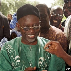 Gambian opposition presidential candidate Ousainou Darboe (File)