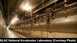 The SLAC National Accelerator Laboratory's linear particle accelerator consists of 3.22 kilometers of copper cavities. (SLAC National Accelerator Laboratory)
