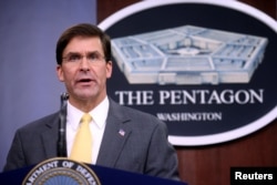 Menteri Pertahanan Amerika, Mark Esper.