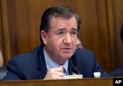 Rep. Edward Royce, R-Calif., questions Federal Reserve Chair Janet Yellen while she testifies before the House Financial Services Committee hearing on Capitol Hill in Washington, Feb. 11, 2014.