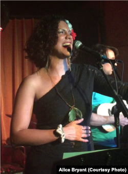 Brazilian singer-songwriter Cissa Paz performs during Carnaval in Washington, D.C.