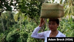 A Balinese woman in Ubud