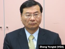 台湾财政部次长 曾铭宗(美国之音张永泰拍摄)