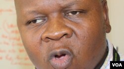 Dr. Ashley Mthunzi, an expert in maternal health at Wits University’s Reproductive Health and HIV Institute in Johannesburg. (Darren Taylor/VOA News)