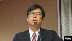 台湾在野党民进党立委陈其迈（美国之音张永泰拍摄）