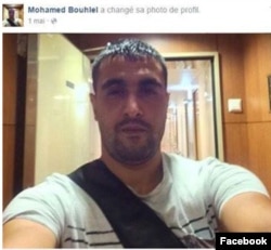 Screen grab of profile photo of Nice attacker Mohamed Bouhlel